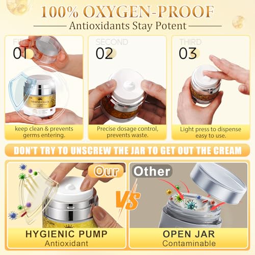 APLEFBE 3% Retinol Cream Face Moisturizer, Anti Aging Neck Firming Cream with Collagen, Day & Night Face Cream with Hyaluronic Acid, Lifting & Tightening Wrinkle for Women & Men
