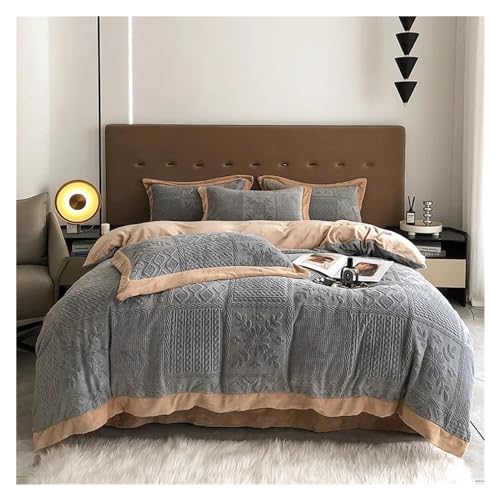 Grey Hiver plaid velours anti froid pour réchauffer vos nuits