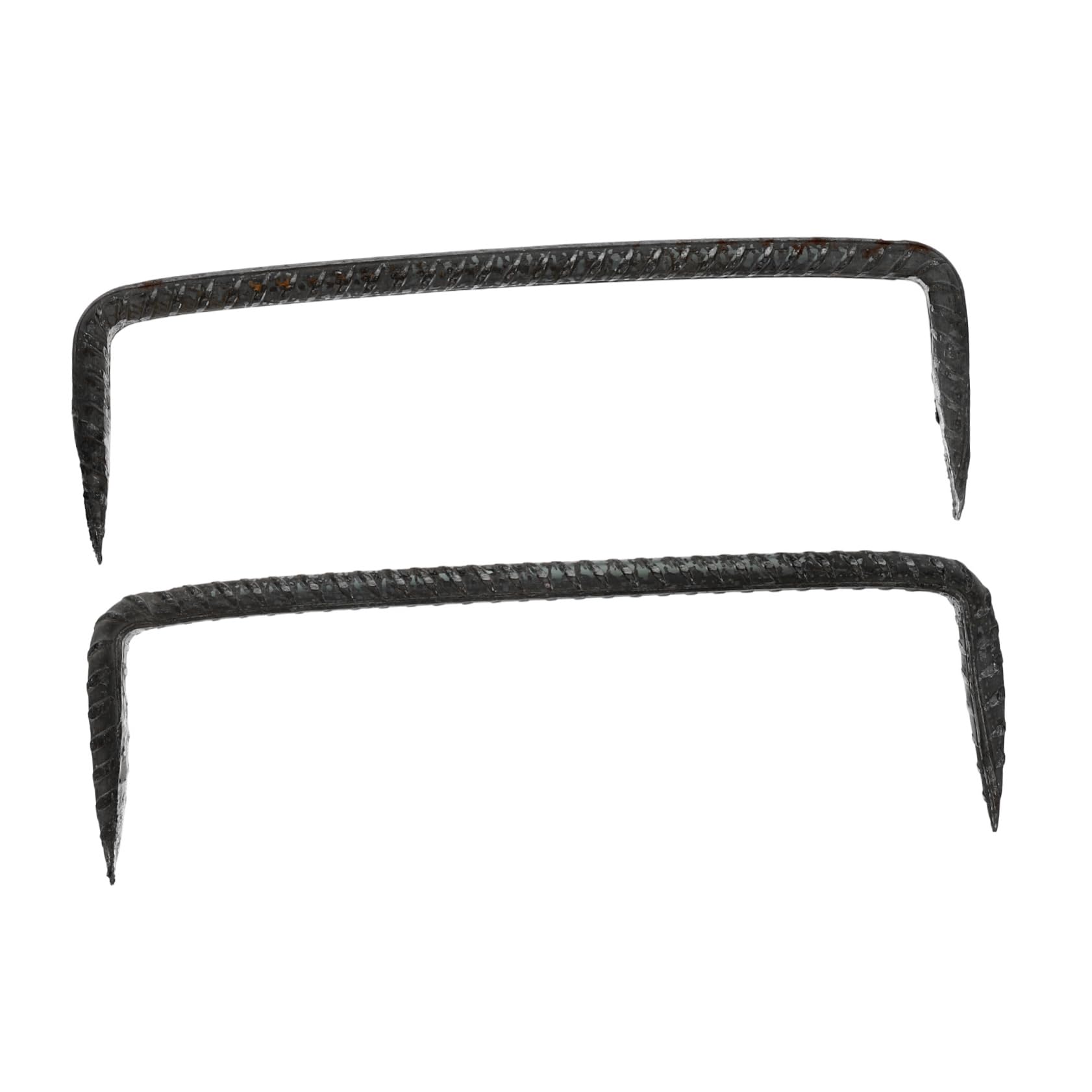 MUCKLILY 2 Pack Heavy Duty Fastener Nails Double Pin Nails for Woodworking Pointed Tips 8 * 20mm for Fixing and Building