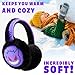 Pokemon Earmuffs for Kids, 4–12 years, Winter Ear Muffs with Soft Faux Fur, Ear Covers, Kids Earmuffs, Gengar Mewtwo Anime Gifts for Boys (Purple Gengar)