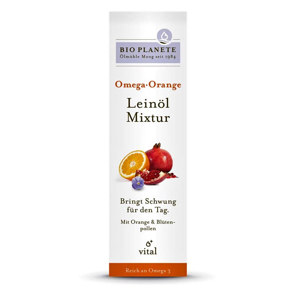 Bio Planete Bio Omega Orange Leinöl-Mixtur 4x100ml