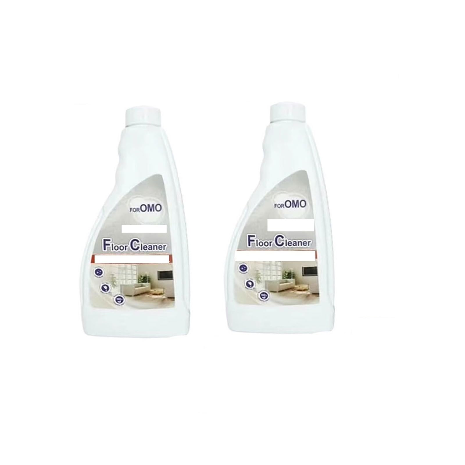 480ML Bodenreinigungslösung, kompatibel mit Roborock, S8 Pro Ultra/S7 MaxV Ultra/Dyad/S7 Staubsauger Teile Roboter Mops OMO(2PCS)
