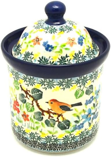 Polish Pottery Canister - 2 cups - Unikat Signature - U5098