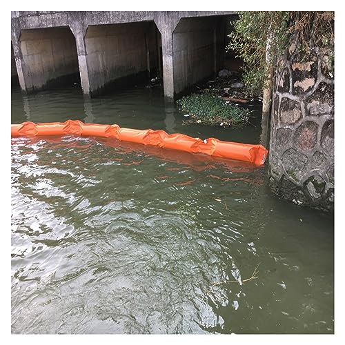 Barrera contra inundaciones con red antipresión barrera flotante de PVC de fácil instalación