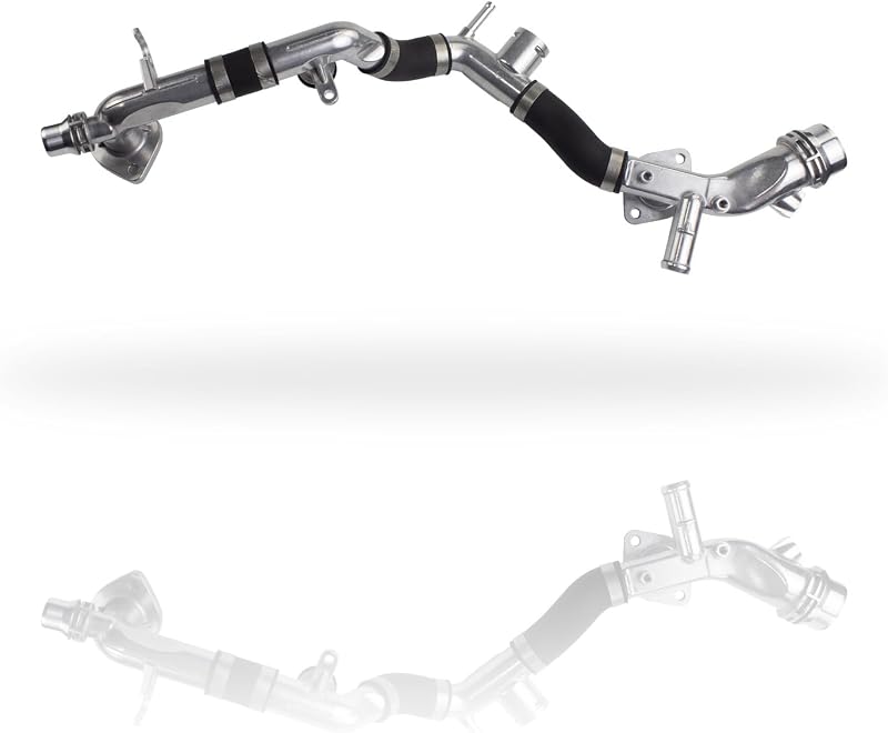 Tubo de alumínio do sistema de arrefecimento do motor FBXINTUM para Audi Q7, S4 e S5 3.0L – 1 unidade