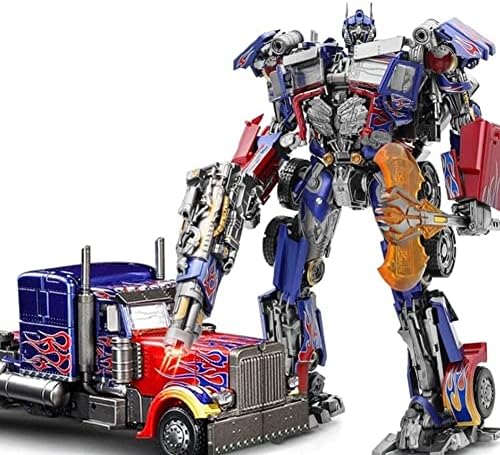 juguetes transformadores, The Last Knight Series Deluxe Action Figure LS03F Optimus Prime Alloy Edition Action Figure Weapon with Light Effects - Adult and 6+ 30cm Tall