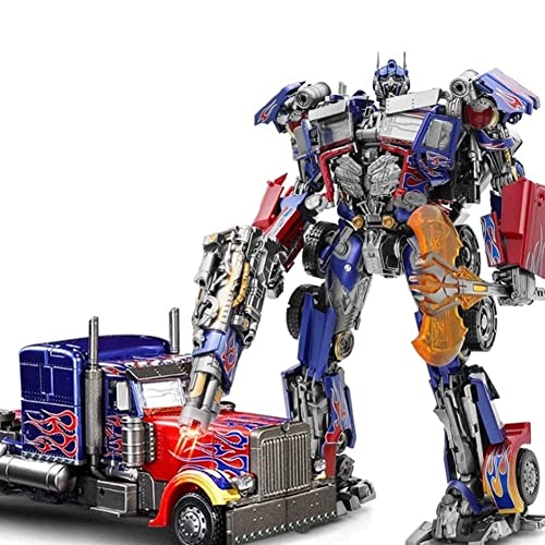 Giocattoli trasformatori, Robot Di Deformazione Versione KO Capolavoro Versione In Lega Mamba L'ultimo Cavaliere LS-03F Optimus Prime Personaggio D'azione Modello Di Auto Giocattolo - Altezza 30 Cm, D