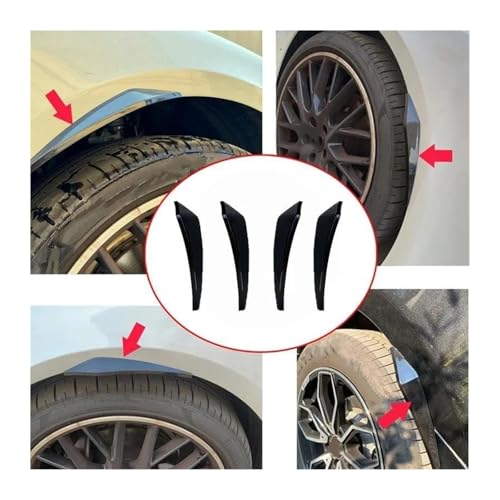 Guardabarros de rueda para Golf 3 4 5 6 7 8 estilo fibra de carbono 3