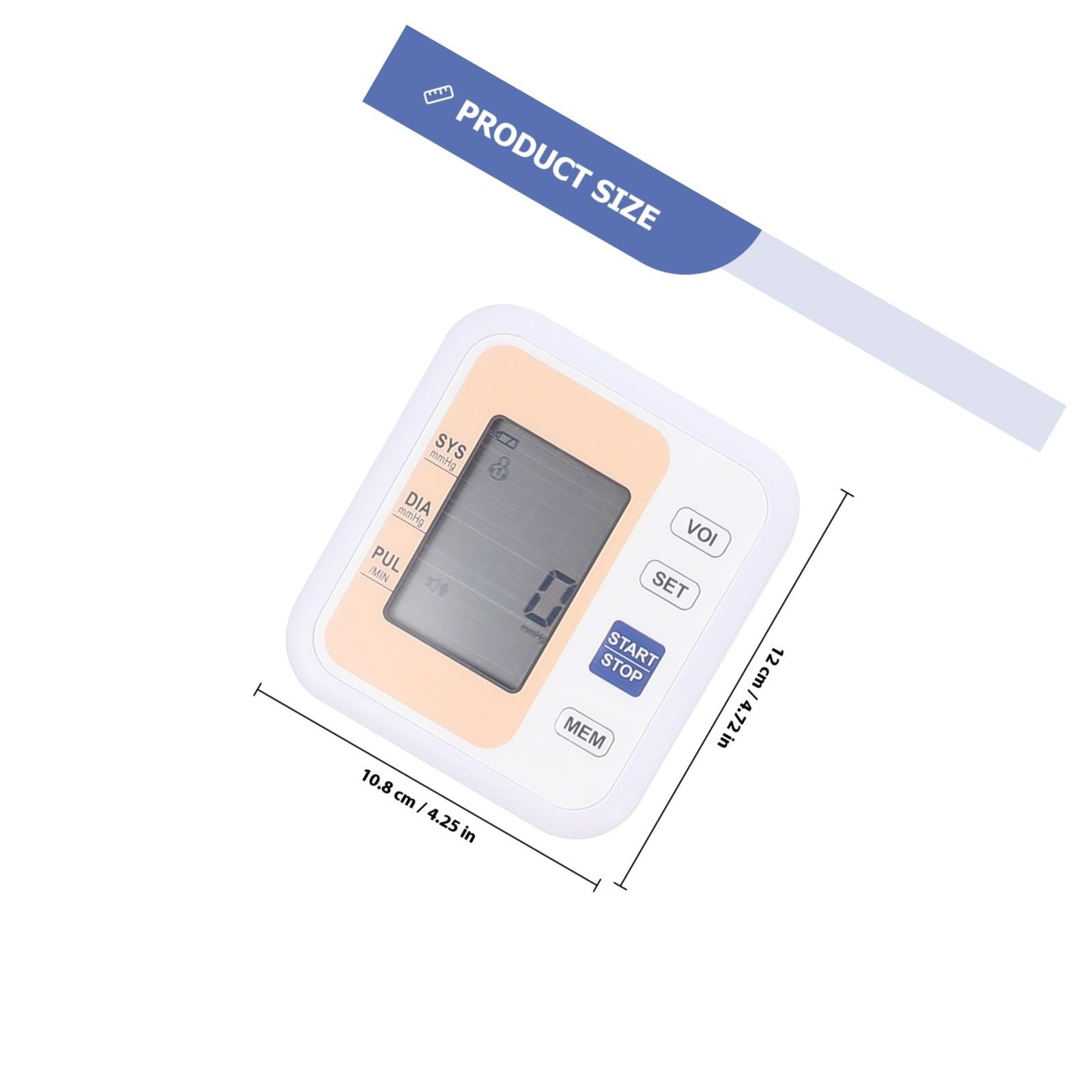 Tensiomètre Pouls de Bras Numérique Détection du Portable