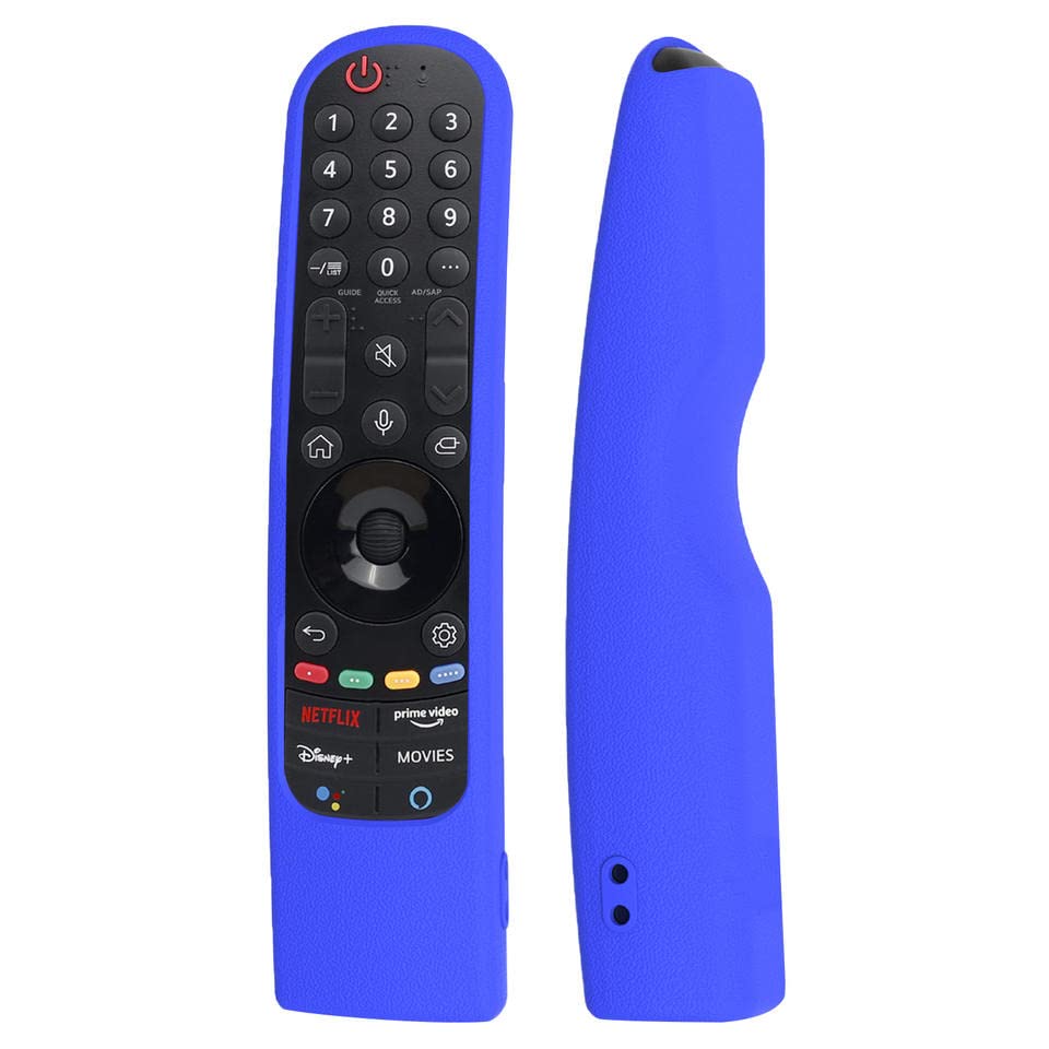 Image of Smashtronics - LG TV Magic Remote Cover Case - 2021 and Above LG TV Models (Blue, Style1)