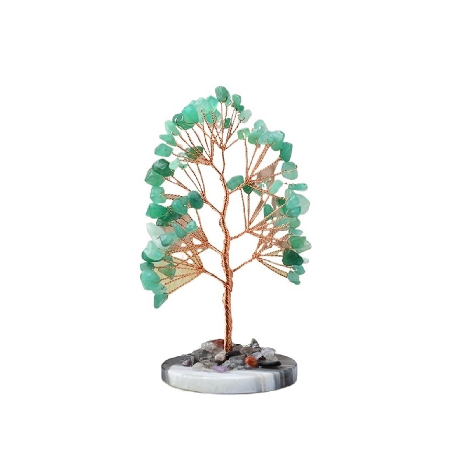 crystal tree， Crystal Tree For Positive Energy Decor Home Office Desk For Meditation Fengshui Decorations(Grün)