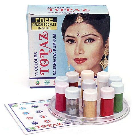 Your_ Shop- Topaz Liquid Mat Kumkum set of 11 color For Girls & Women