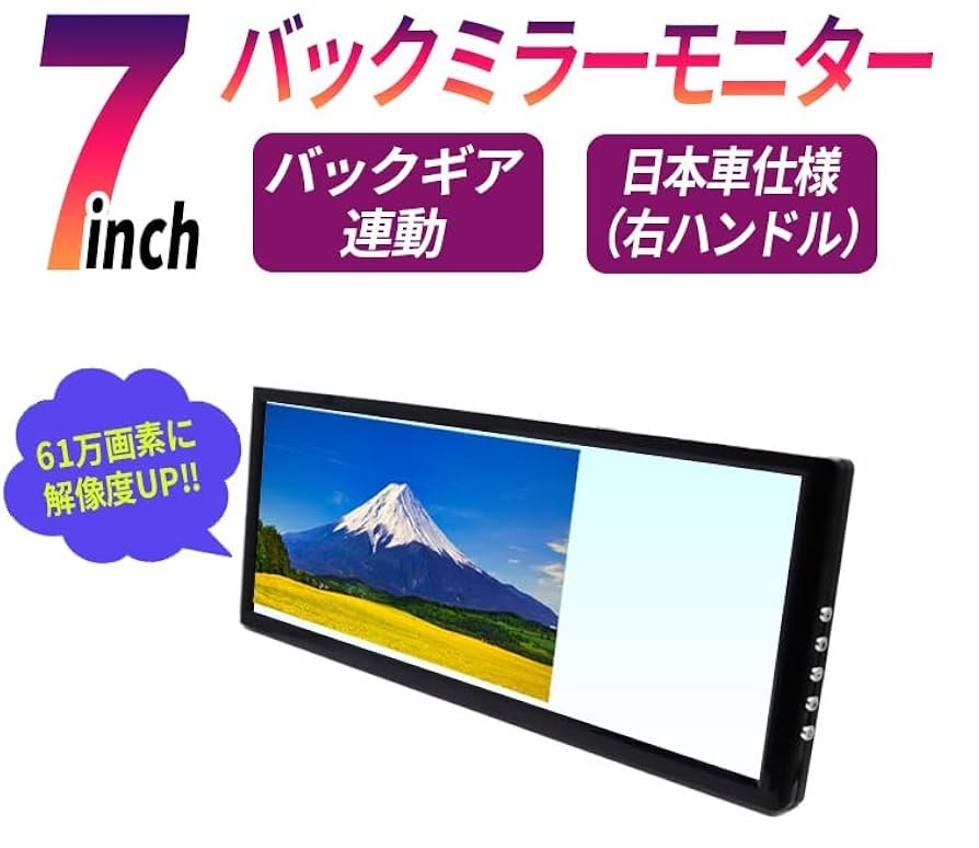 Amazon | TK-SERVICE 新ルームミラー バックミラー モニター 7