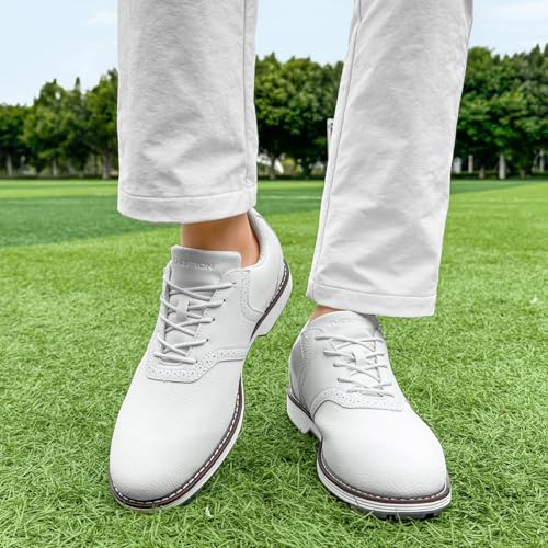 Zapatillas de deporte para golf de hombre NGARY impermeables con clavos estables 7
