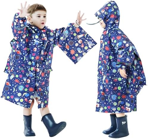 Acheter Veste Imperméable à Capuche Pour Enfants, Garçons Et Filles, Vêtements De Pluie, Dessin Animé Dinosaure, Ponchos, âge 4-10 Ans