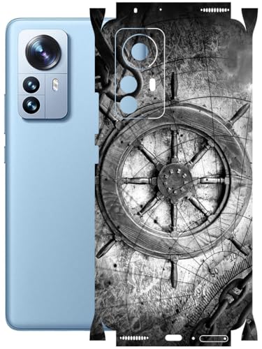 Image of AtOdds - Full Body Back Screen Guard Protector Film - Lamination Wrap Skin Sticker Compatible with XIAOMI Mi 12 PRO | Scratchproof Matte Finish (Voyage)