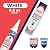 ZippySolve Tile Grout, Repair Kit, Restore & Renew Tile Joints Line, Fast Drying Grout Paint Squeeze Tube for Bathroom Shower Kitchen Floor, Waterproof (8.8 oz, White)
