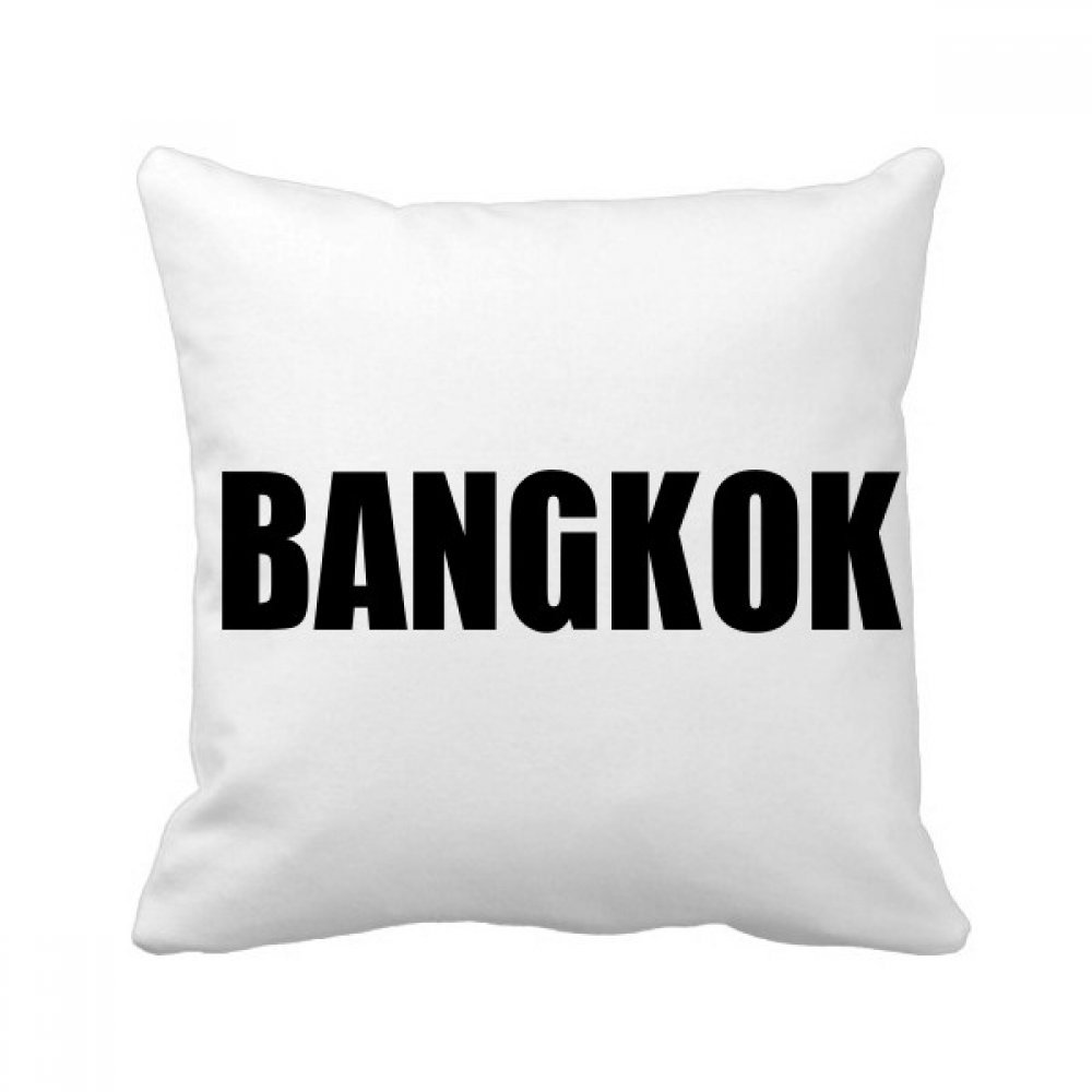 Coussin Bangkok Thaïlande 40x40 cm décoratif multicolore pour canapé