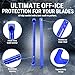 Kami-So Ice Skate Guards | Ice Protector for Blades | Hockey Skate Blade Covers | Figure Covers | Hard Guards & Blade Soakers | Women and Mens Skating Accessories| Royal Blue
