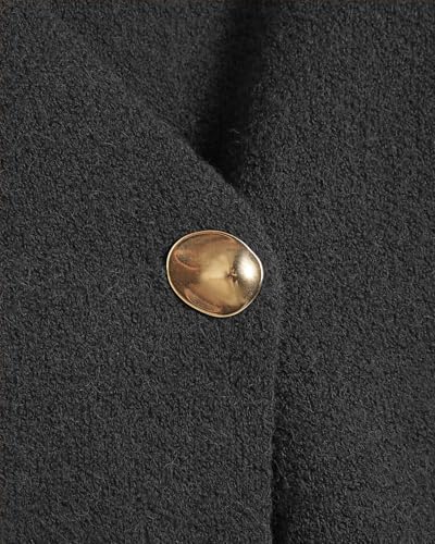 Image of Anoumcy Asymmetric Button Up Cardigans Sweaters for Women Elegant V Neck Knit Cropped Sweater Tops 2024 Fall Outfits Trendy