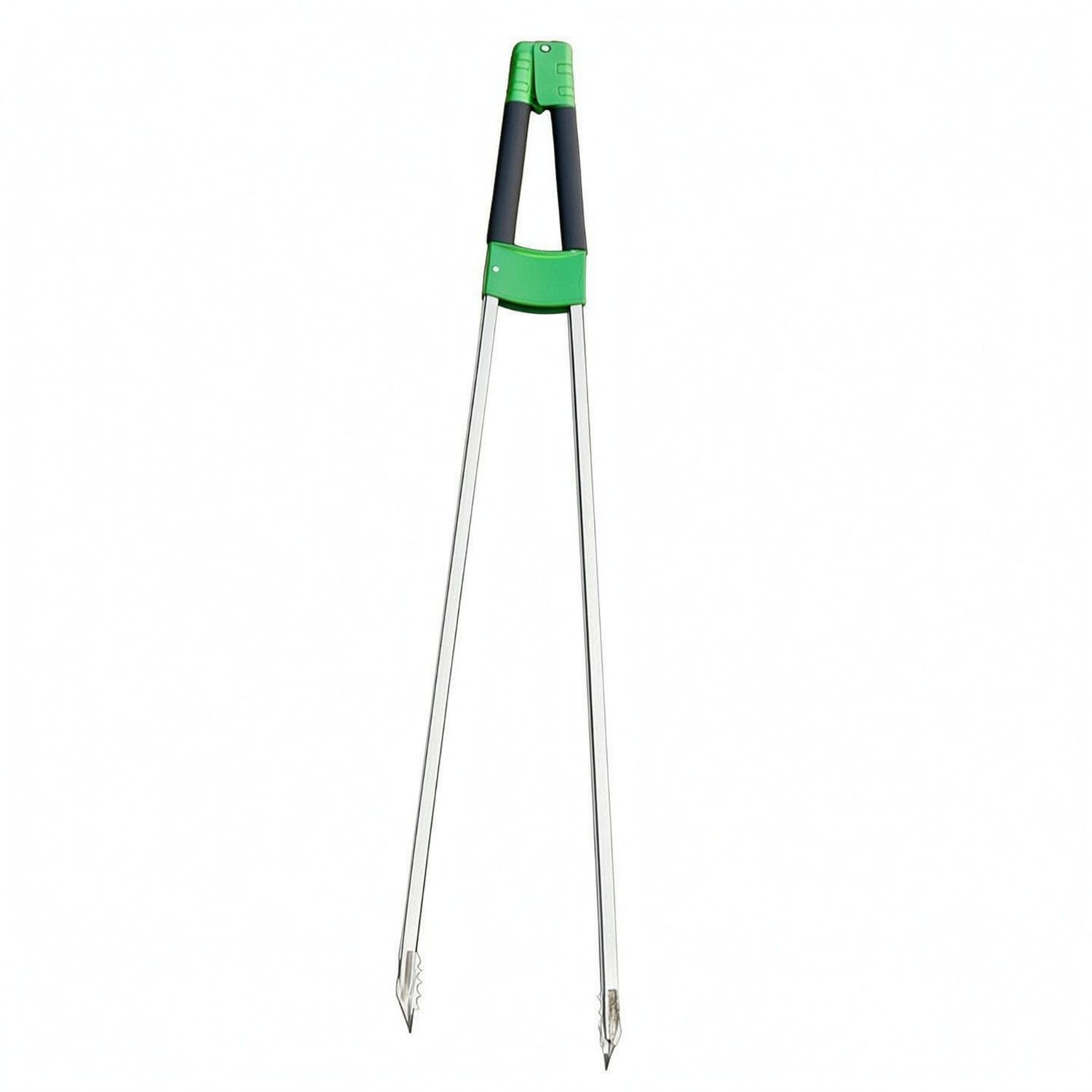 Two-Rod Design Litter Picker Anti-Slip Grip Trash Picker Clamping Jaw Trash Grabber, Metal Head-image-44