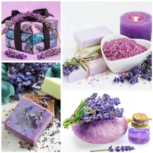 Flores secas de lavanda 200 g para aromaterapia y manualidades miniatura 7