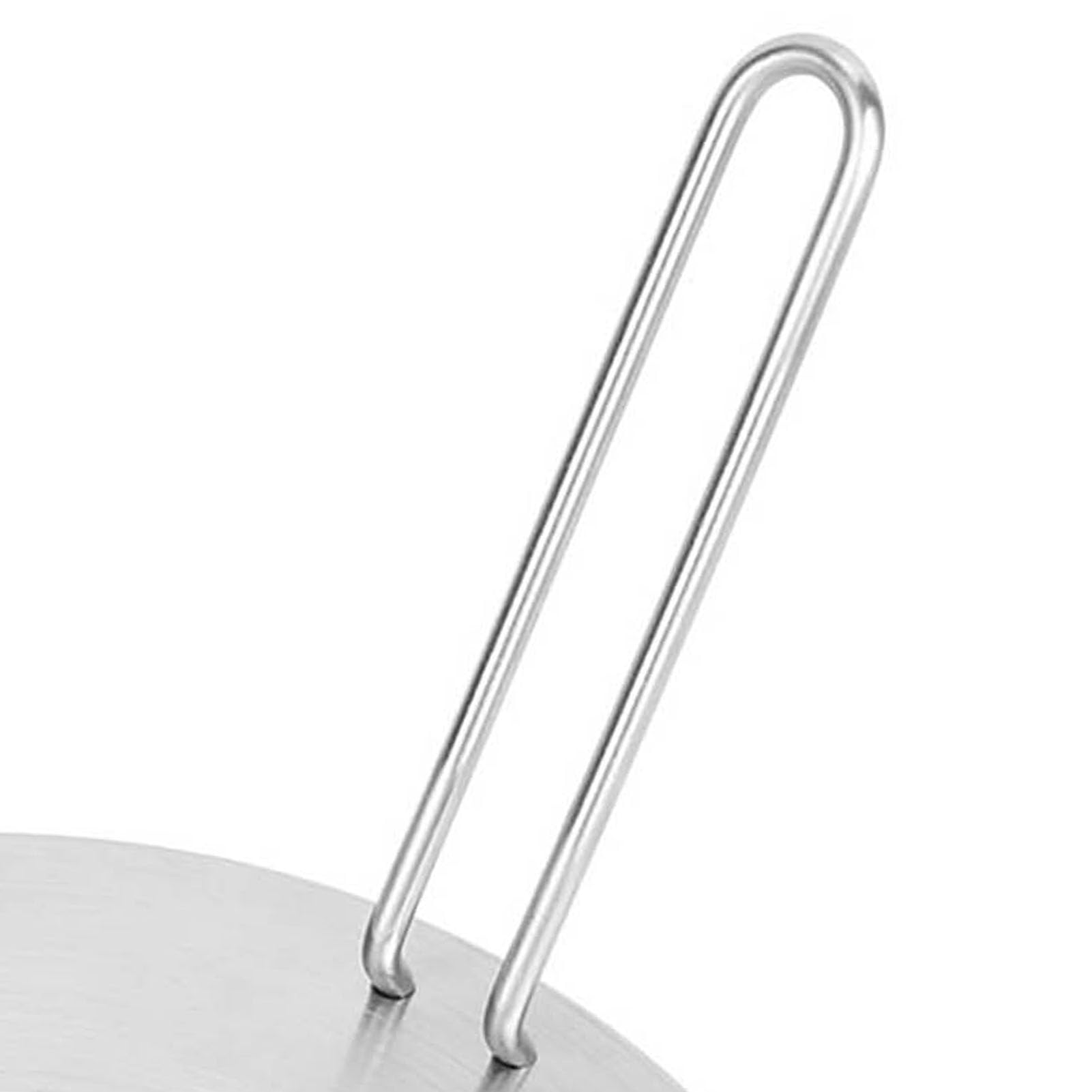 Placa de acero inoxidable para el difusor de calor de Zenithaur, adaptador de inducción para cocinas de gas, difusor de calor de supervisión con manija para la estufa eléctrica (24 cm)