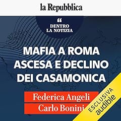 Diseño de la portada del título Mafia a Roma. Ascesa e declino dei Casamonica