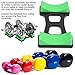 Gavigain Dumbbell Bracket Mat,1Pair ABS Dumbbell Rack,Dumbbell Storage Frame Stand Floor Protection Holder Fitness Equipment S