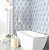Safiyya 118"x17.3" Peel and Stick Wallpaper Blue and White Contact Paper Geometric Wallpaper Self Adhesive Removable Wallpaper for Bedroom Covering Vinyl Rolls