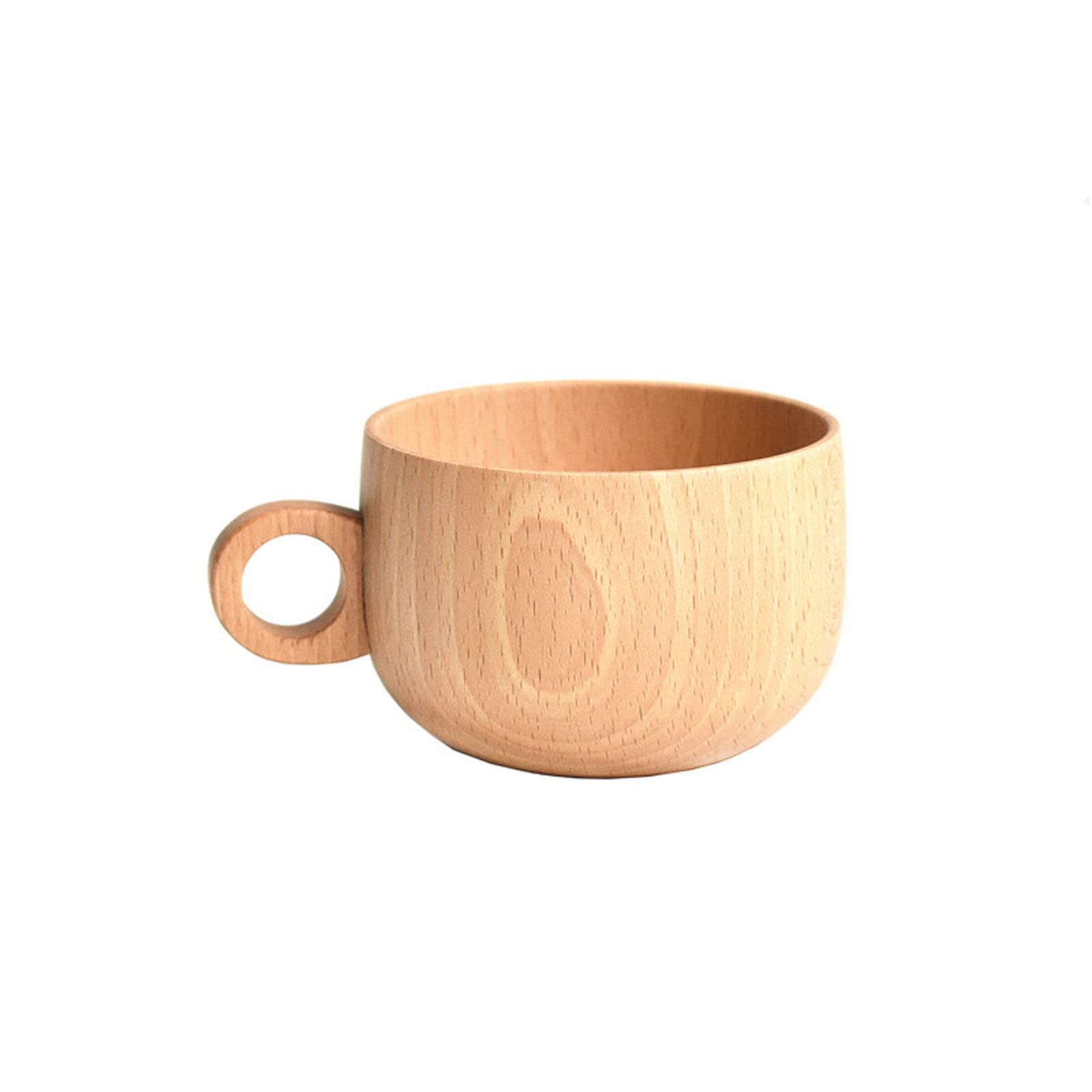 Wood Coffee Mugs Wooden Water Cups Primitive Log Color Natural Wood Coffee Tea Cups Milk Mugs Beech
