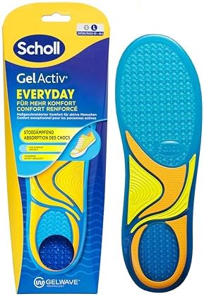 Scholl GelActiv Plantillas Everyday para hombres, pies cómodos to...