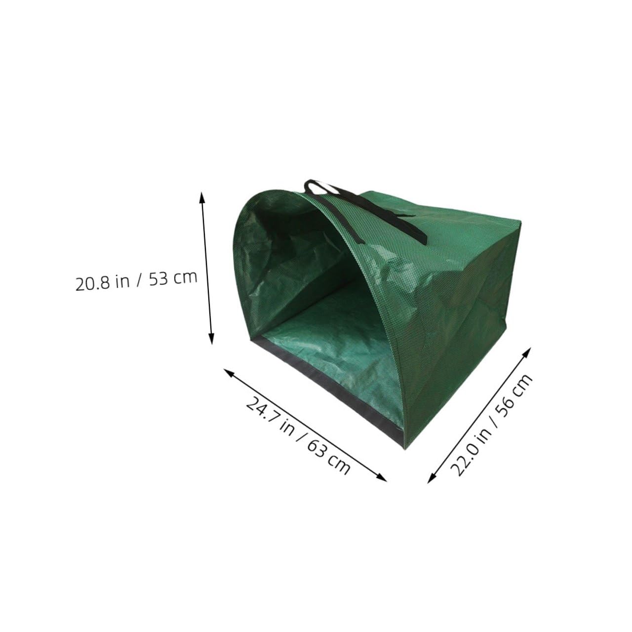 Hemobllo Sacco da Giardino Riutilizzabile Grande Capacità con Manici Resistenti e Portatile per Raccolta Foglie e Rifiuti Esterni