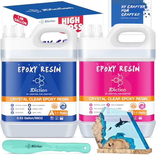 JDiction Table Top Epoxy Resin - 1 Gallon/4.5L...