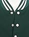 BCPOLO Baseball Jacket Varsity Baseball Cotton Jacket Letterman jacket 8 Colors-green M US