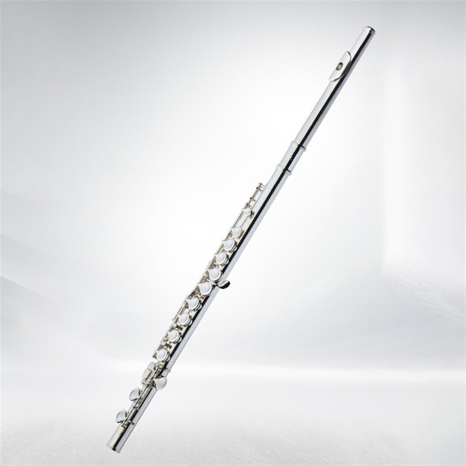 Classic Flûte Traversière Flûte À 16 Trous Fermés En C Plaqué Argent Pour Débutant Instrument Professionnel Pour Examen Performance Professionnelle