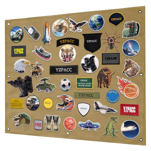 Panneau de support de patch pour ranger et exposer vos écussons militaires