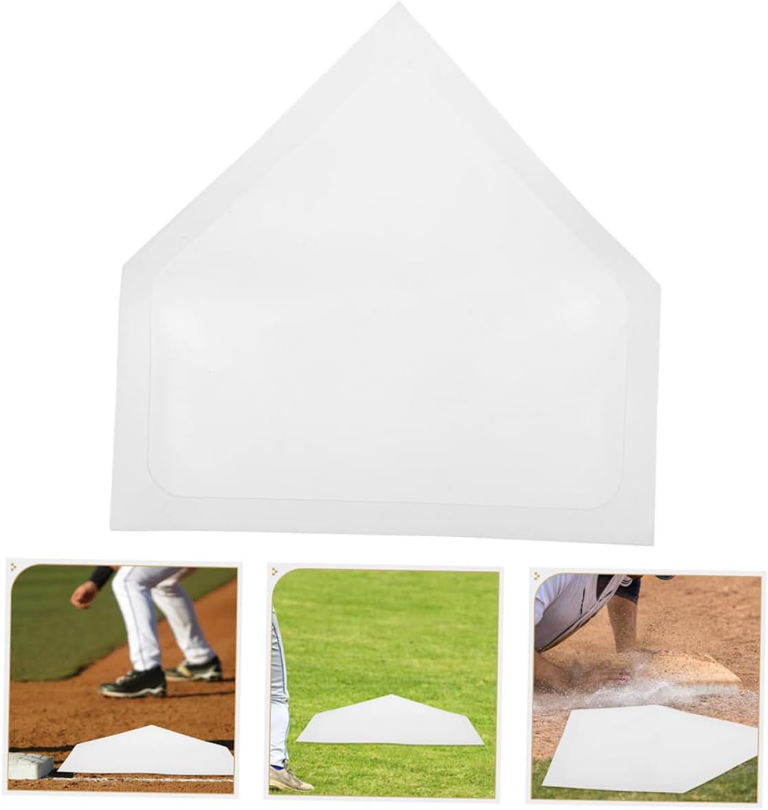VICASKY 3Pcs Baseball Pitcher Training Plates Home Plate Markers for Baseball Practice Portable Spot Markers for Pitching Drills Sports Training Equipment