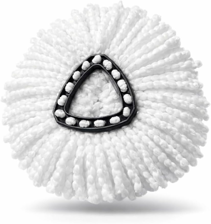 Easy Wring Mop Head Replacement Compatible with O-Cedar EasyWring Spin Mop System, Microfiber Spin Mop Refills for Deep Cleaning, 9 Pack