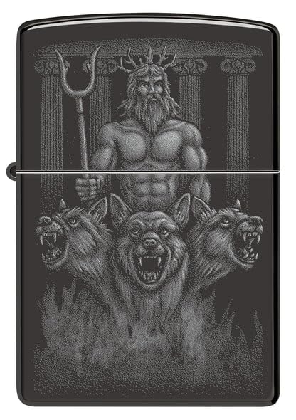 Encendedor Zippo con grabado personalizado diseño Greek Dogs miniatura 5