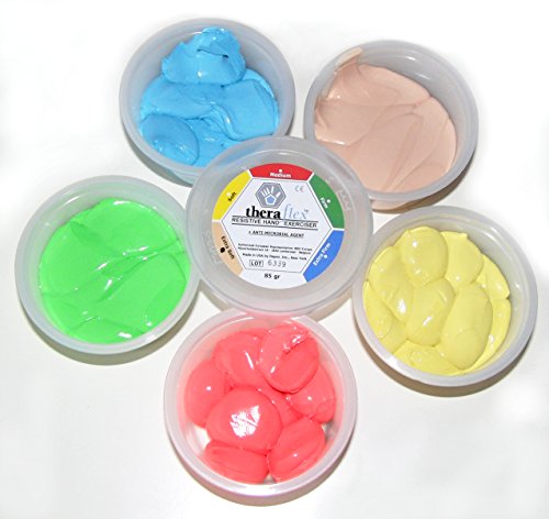 Pâte Putty TheraFlex rééducation doigts arthrite rehabilitation force
