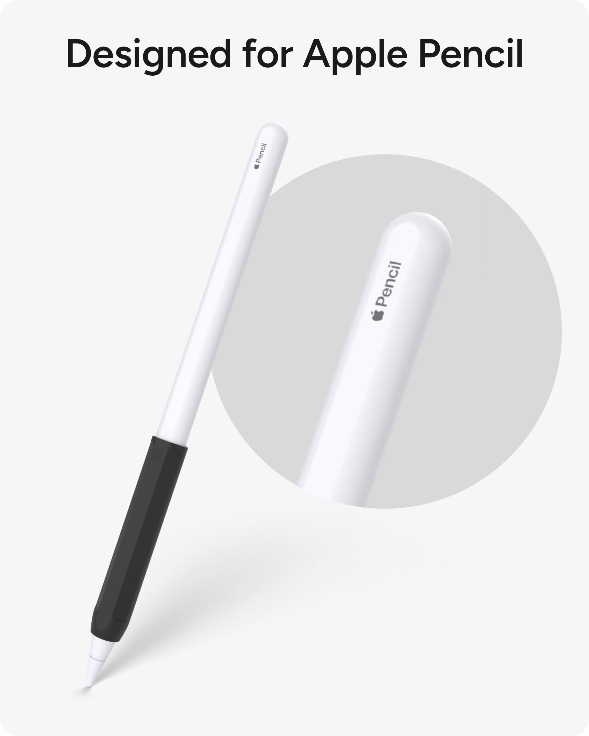 Amazon.com: ZAGG 2-Pack Silicone Grips for Apple Pencil (1st Gen