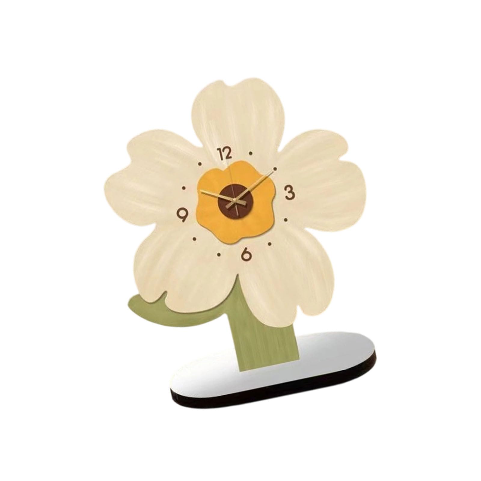 Whoasyst Artistic Floral Design Clock Flower Themed Car Upgrades for Vehicles Combining Functionality & Aesthetic Appeal Flower