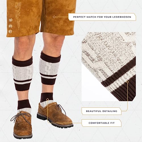 BAVARIA TRACHTEN Lederhosen Socks for Men - German Oktoberfest Socks3