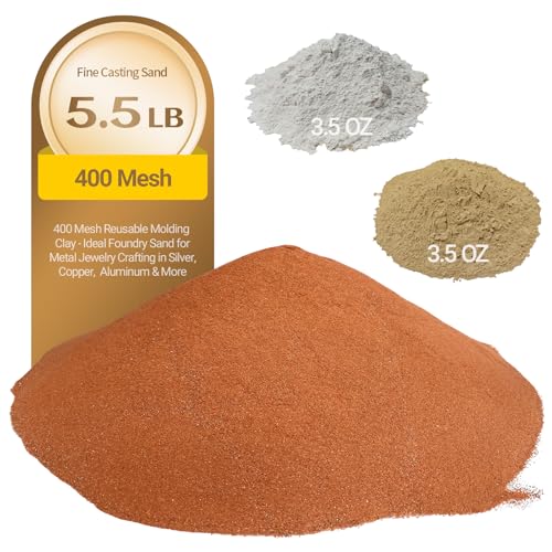 5.5 LB 400 Mesh Casting Sand for Metal Jewelry Making Casting Kit