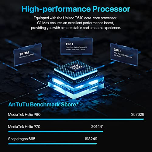 Umidigi Cell Phone G1 Max, Android12 Unlocked Smartphone, Dual Sim 4G Lte Mobile Phone, 128Gb/256G Expandable, 6.52" Hd+ Night Mode，5150Mah, Gsm Unlocked Phone #TOP2