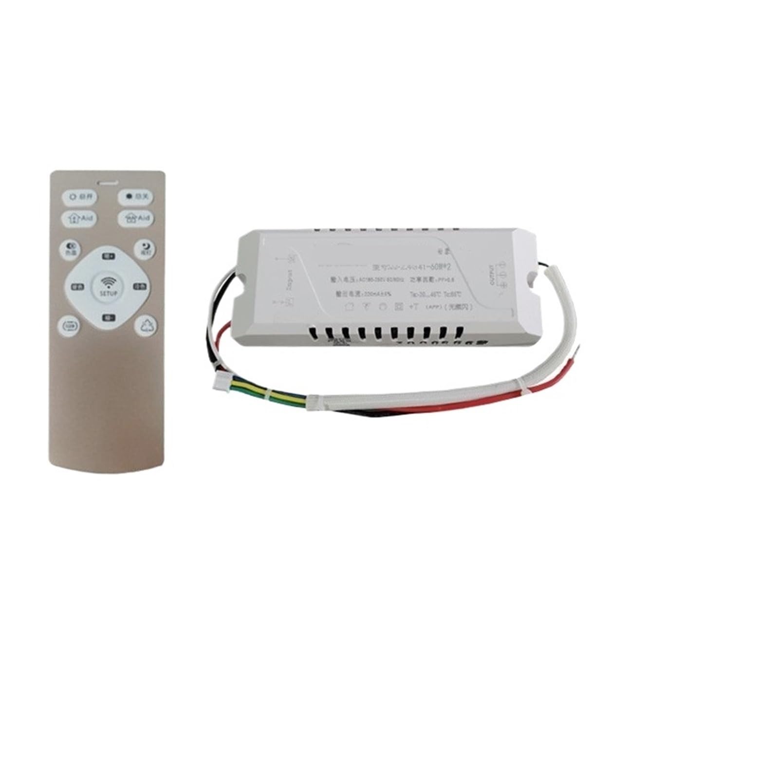 Gradation intelligente à trois couleurs pour plafonnier avec ce pilote LED 41-60W