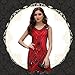 PLULON 1920s Sequin Beaded Fringed Flapper Dress with 20s Accessories Set(Red)