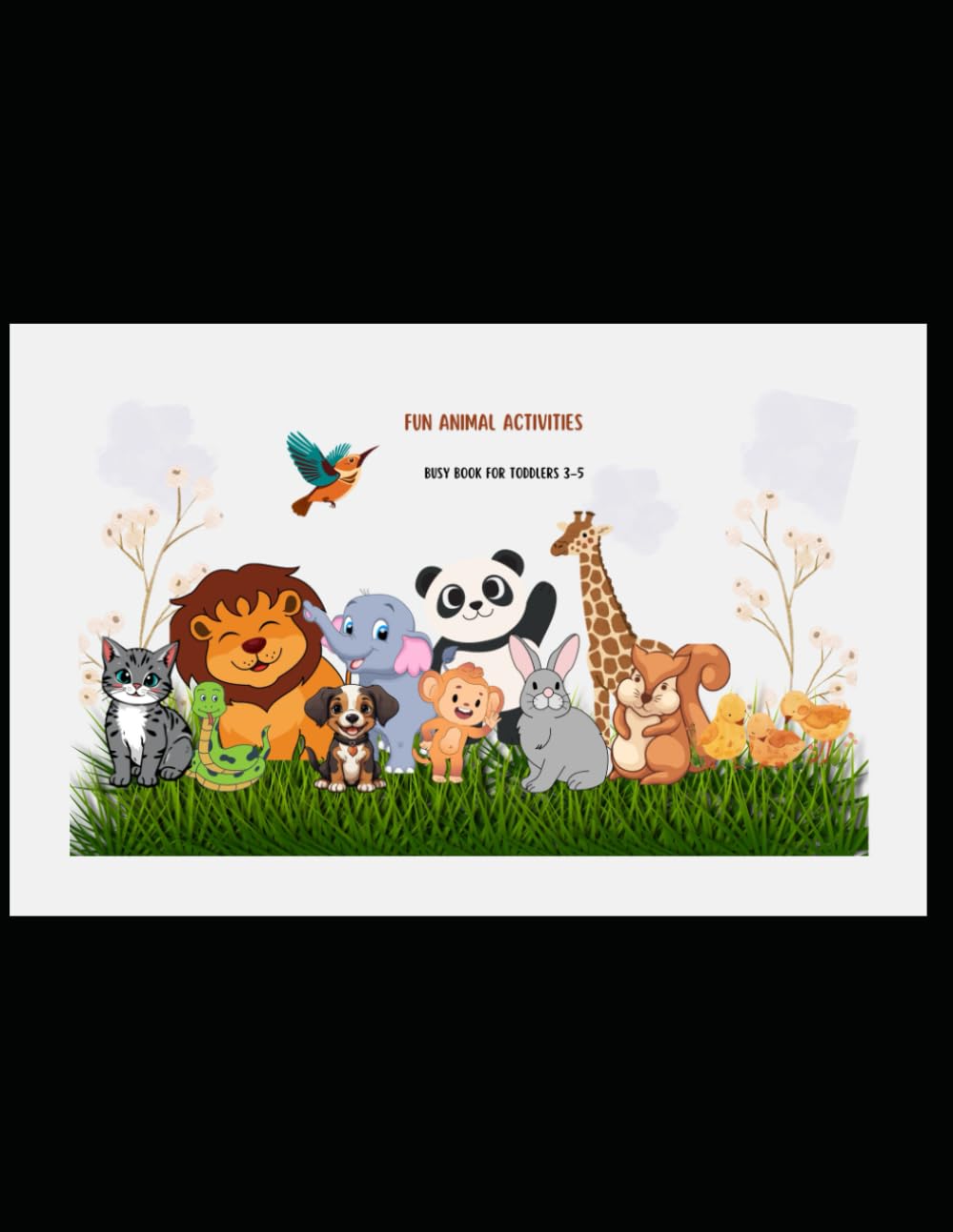 Fun Animal Activities Busy Book for Toddlers 3–5: Printable Preschool Workbook