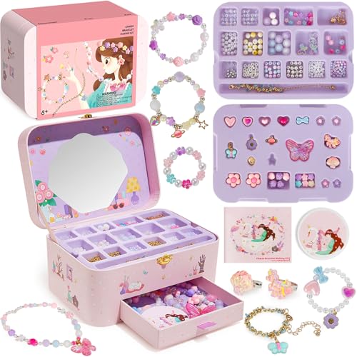 ROOCHKD Jewelry Making Kit Girls Toys, DIY Bracelet Making Set for 5-12yrs - image 1